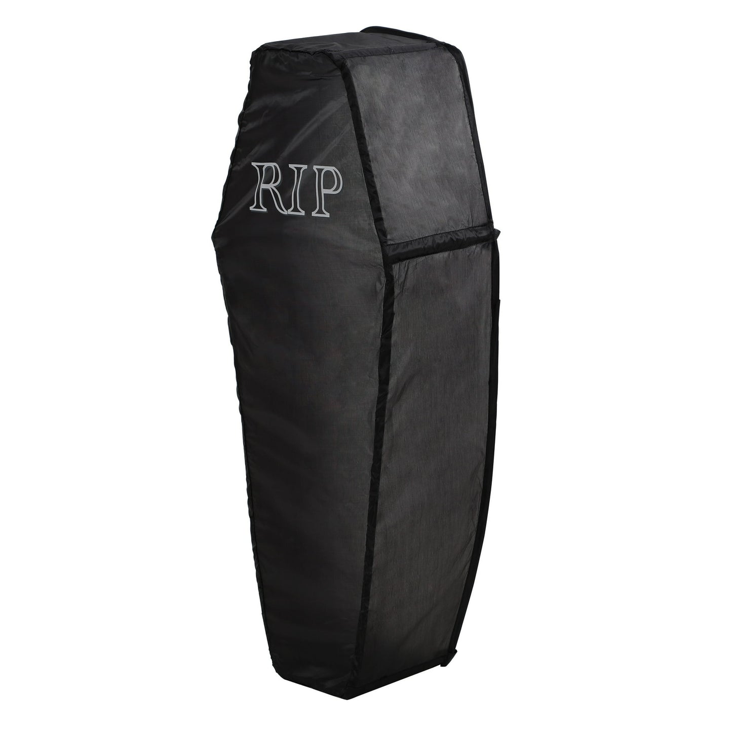 Collapsible Coffin Decoration, Black and White, 42", Halloween by Way To Celebrate