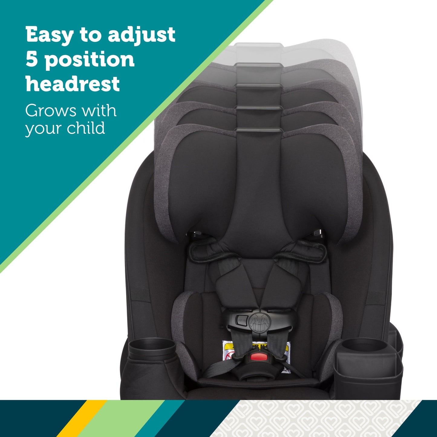 Safety 1st Grow and Go Sprint All-in-One Convertible Car Seat, Black Beauty, Infant & Toddler, Unisex