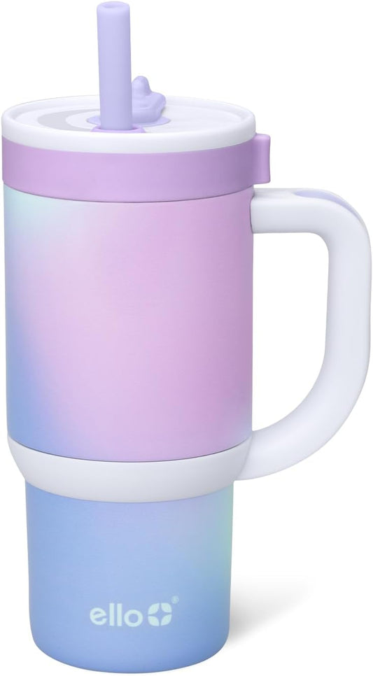 Kids’ tumbler made for daily use, offering a convenient straw and protective lid for mess-free drinking
