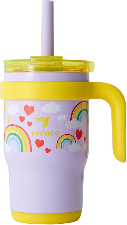 Kids’ tumbler made for daily use, offering a convenient straw and protective lid for mess-free drinking