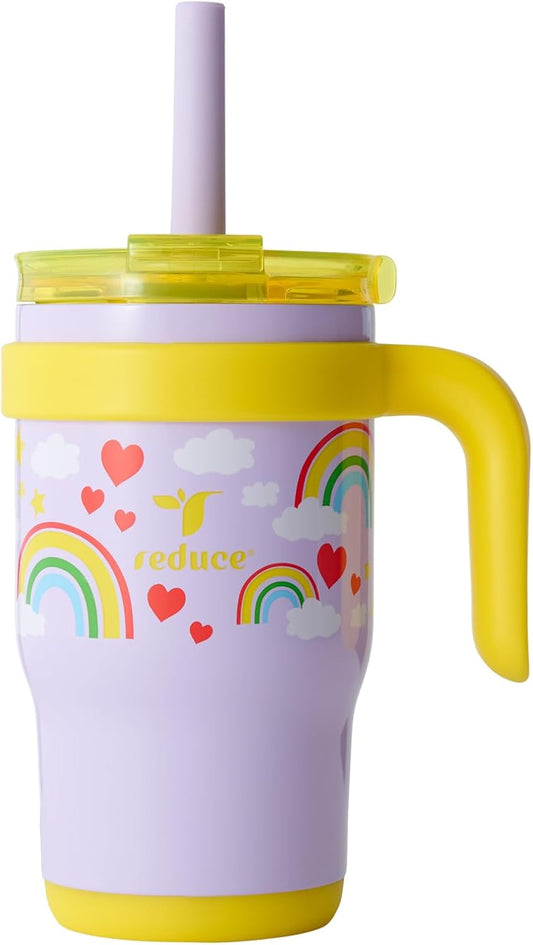 Kids’ tumbler made for daily use, offering a convenient straw and protective lid for mess-free drinking