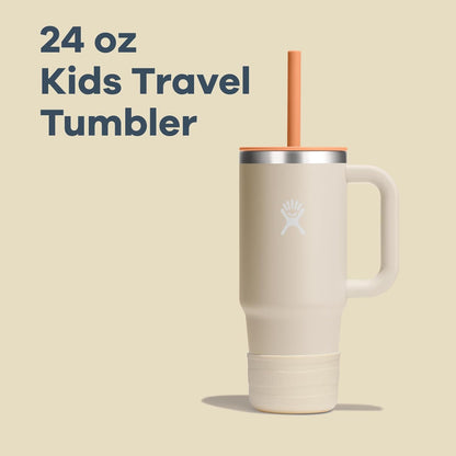 Image displaying a kid's tumbler and text about it's details