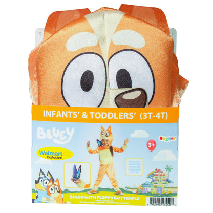 Bluey Bingo with Flappy Butterfly Costume for Toddlers