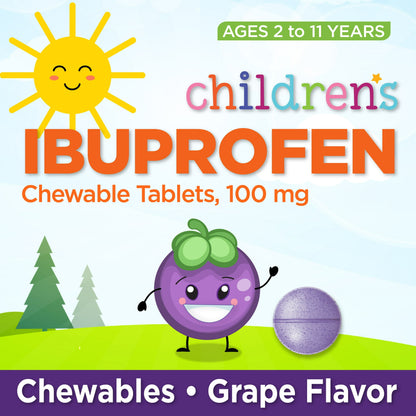 Image displaying a grape cartoon character wth text written