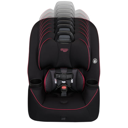 Cosco Kids Easy Elite Slim All-in-One Convertible Car Seat, Infant & Toddler, Unisex