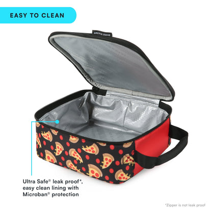 Insulated lunch bag displayed on a white background.
