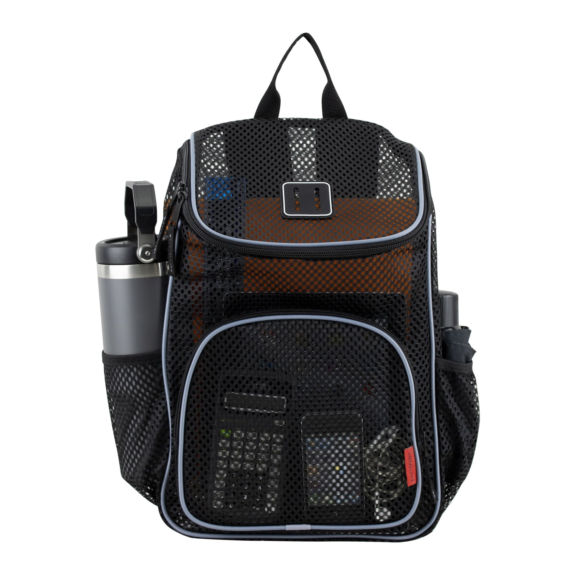 Lightweight breathable mesh backpack for school and gym