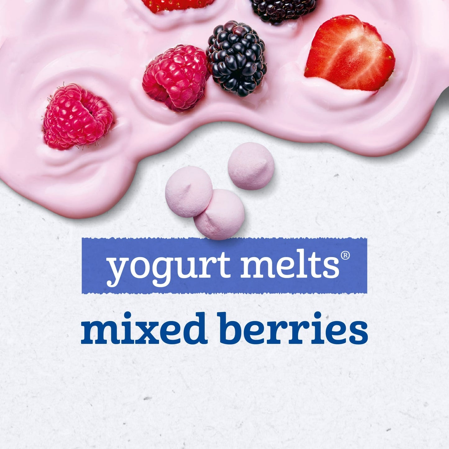 Gerber Stage 3 Baby Food Snacks, Mixed Berries Yogurt Melts, Baby Led Feeding 1 oz