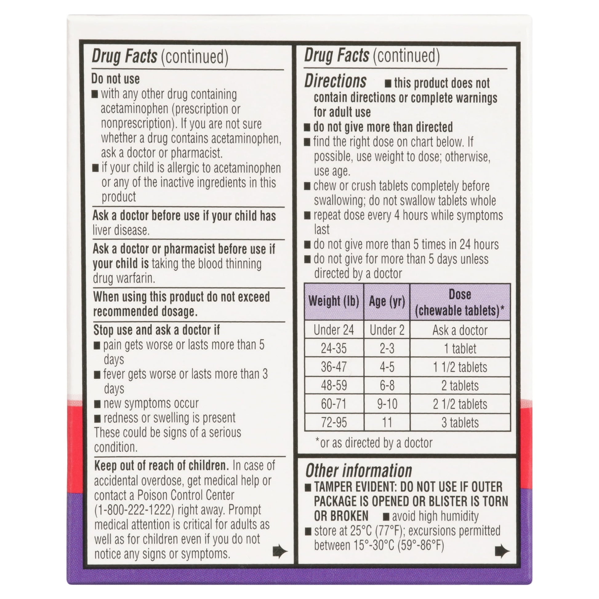 Image displaying text about ingredients and details of a gentle relief product
