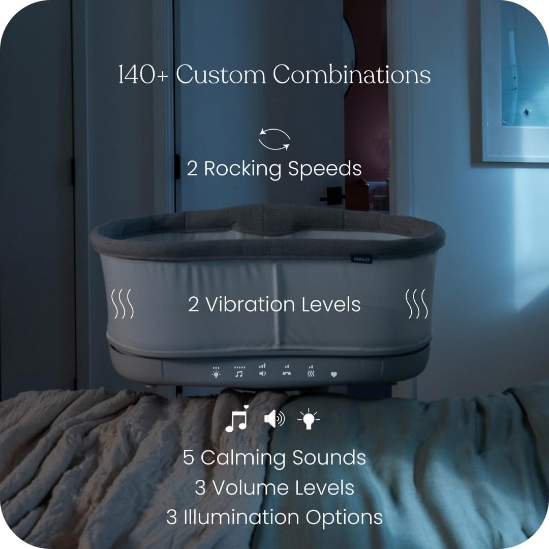 Image displaying text about the details of a Baby bassinet