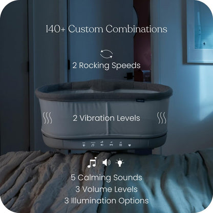 Image displaying text about the details of a Baby bassinet