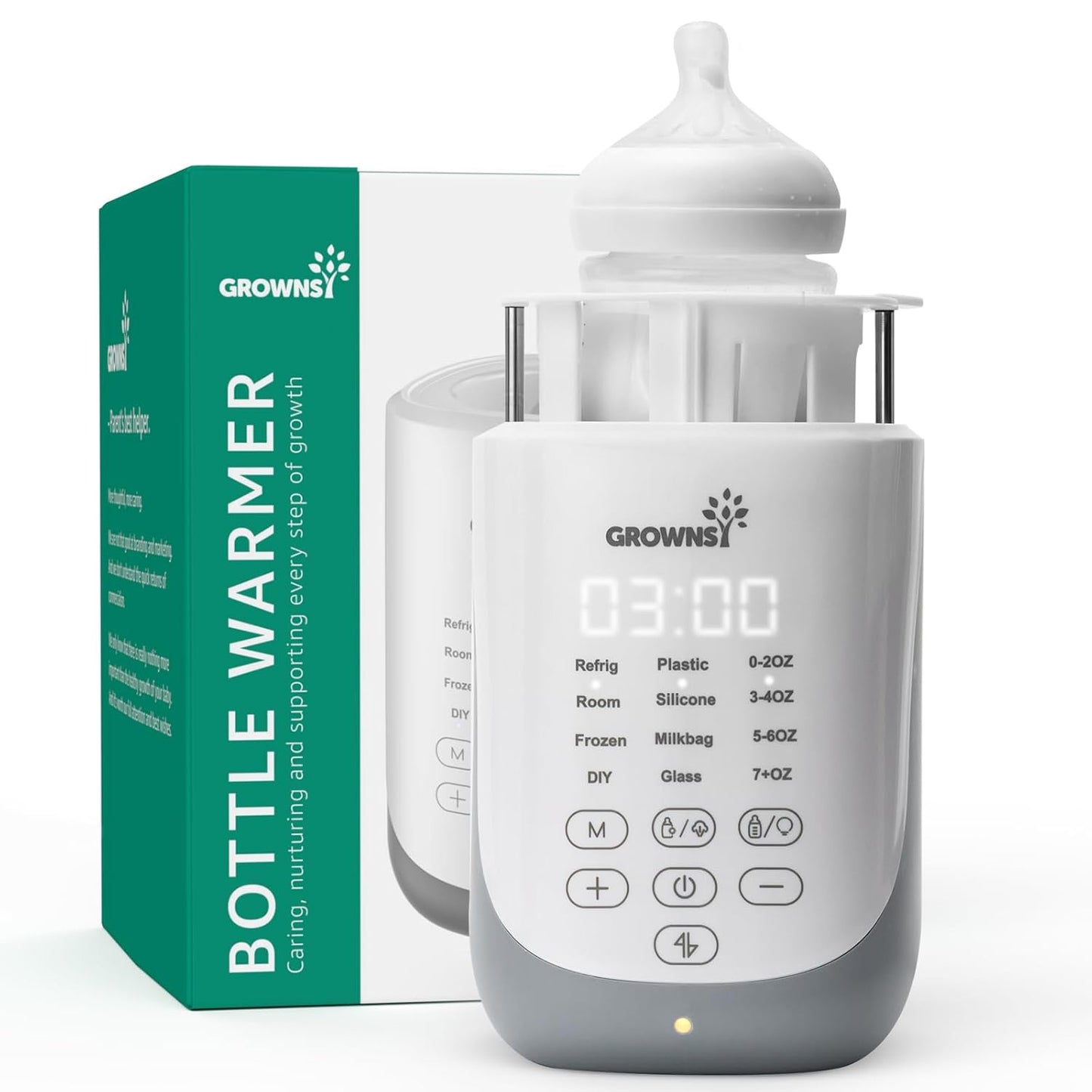 Baby bottle warmer/sterilizer – feeding essential designed to safely warm and sanitize bottles and baby food