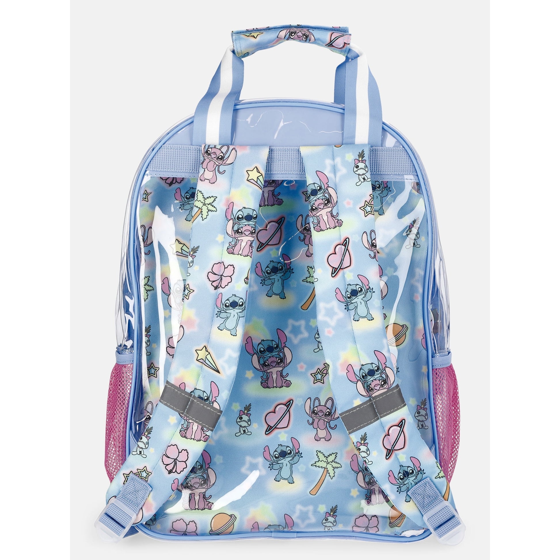 Durable clear backpack for school and work