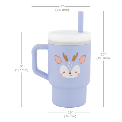 Image displaying a tumbler and it’s dimensions