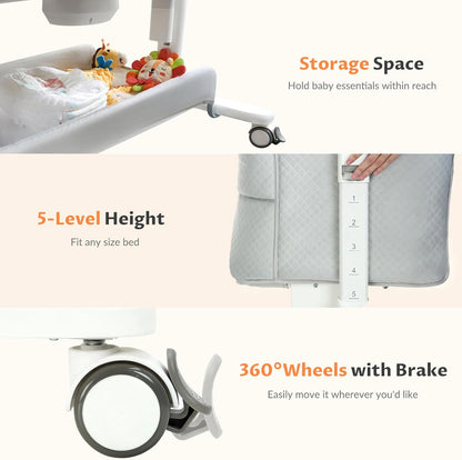 Image displaying text about the details of a Baby bassinet