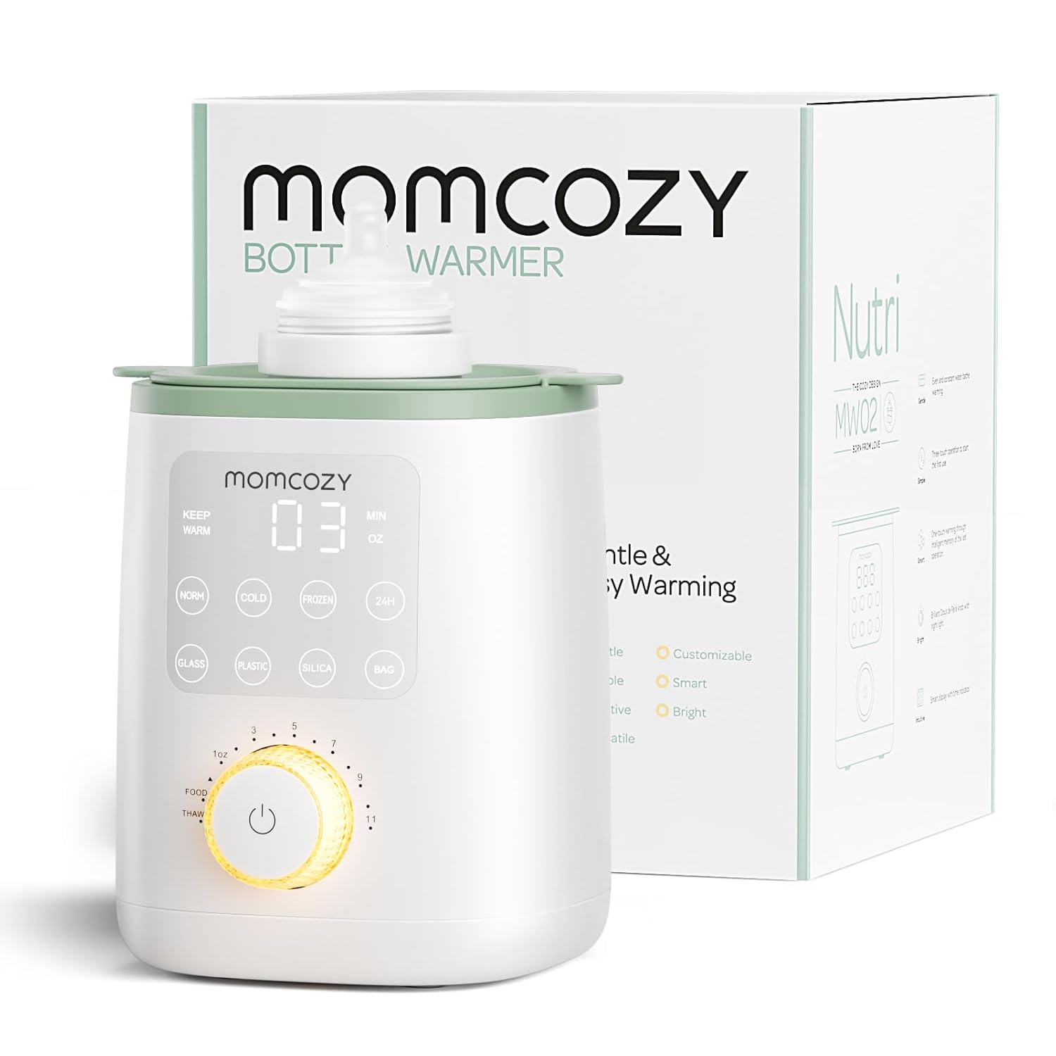 Baby bottle warmer/sterilizer – feeding essential designed to safely warm and sanitize bottles and baby food