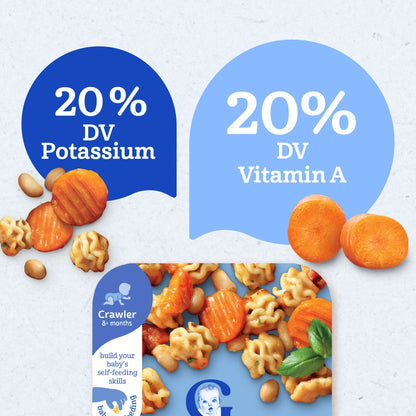Gerber Stage 3 Baby Food, Italian Herb Pasta, Pick-Ups, Baby Led Feeding  5.8 oz