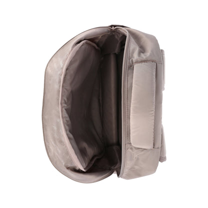 Modern compact backpack combines sporty style, practical organization, and long-lasting performance.