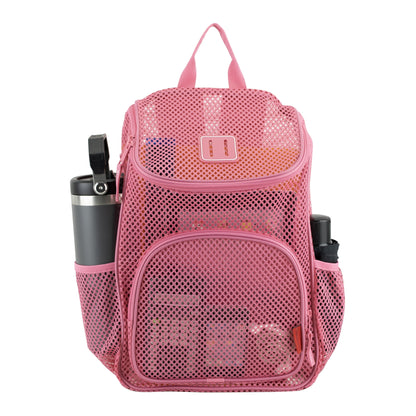 Lightweight breathable mesh backpack for school and gym