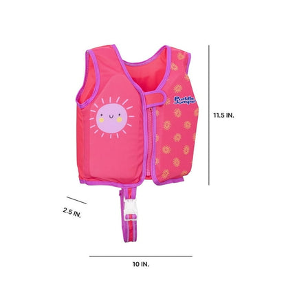 Puddle Jumper AquaStar Fabric Toddler Swim Vest, Up to 40lbs (18kg) Weight Capacity