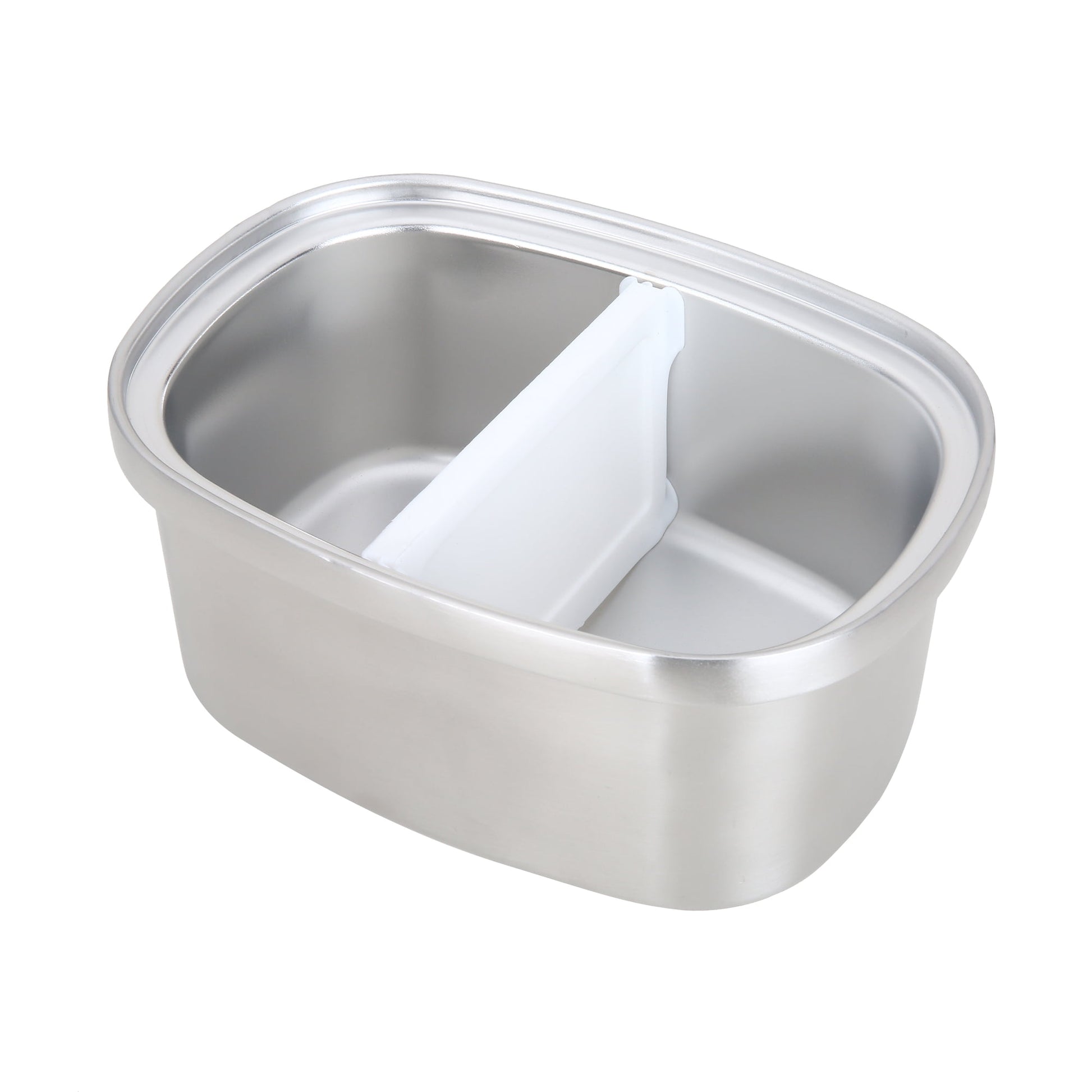 Reusable lunch box displayed on a white background.