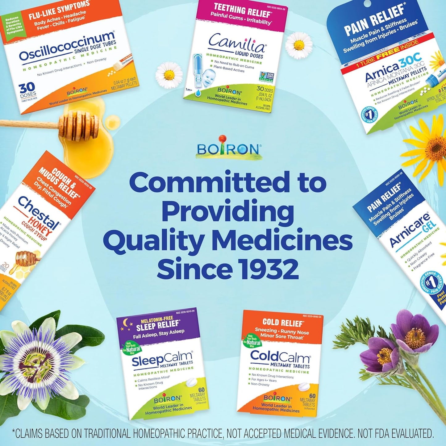 Image displaying text about ingredients and details of a gentle relief product