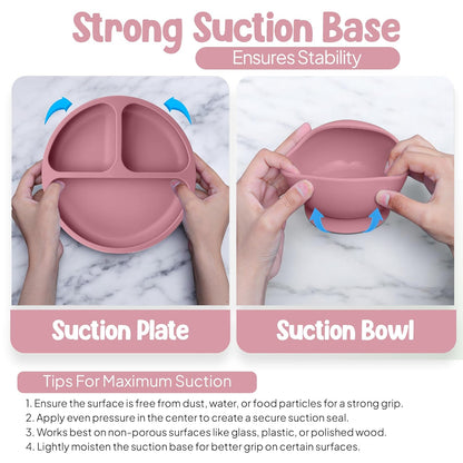 O'doe Silicone Baby Mealtime Set Showing Bib, Cup, Freezer Tray and Feeding Tools – Baby-Safe BPA-Free Feeding Essentials