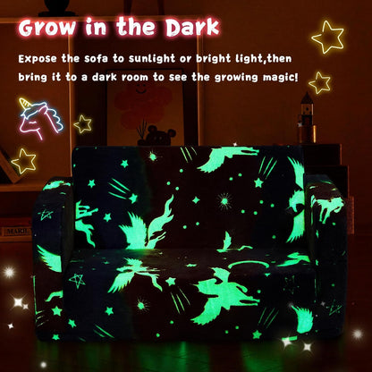 Image displaying a soft modular play furniture and text about it's details