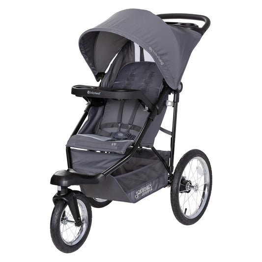 Jogging stroller – rugged all-terrain stroller for babies and toddlers, ideal for outdoor runs, walks, and active family outings