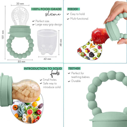 O'doe 17-Piece BPA-Free Silicone Baby Feeding Set