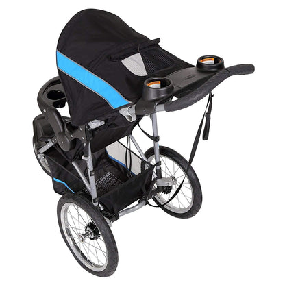 Jogging stroller – rugged all-terrain stroller for babies and toddlers, ideal for outdoor runs, walks, and active family outings