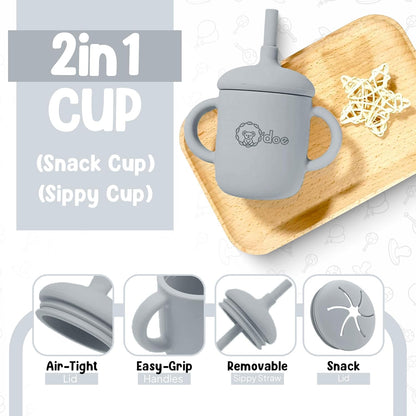 O'doe 17-Piece BPA-Free Silicone Baby Feeding Set