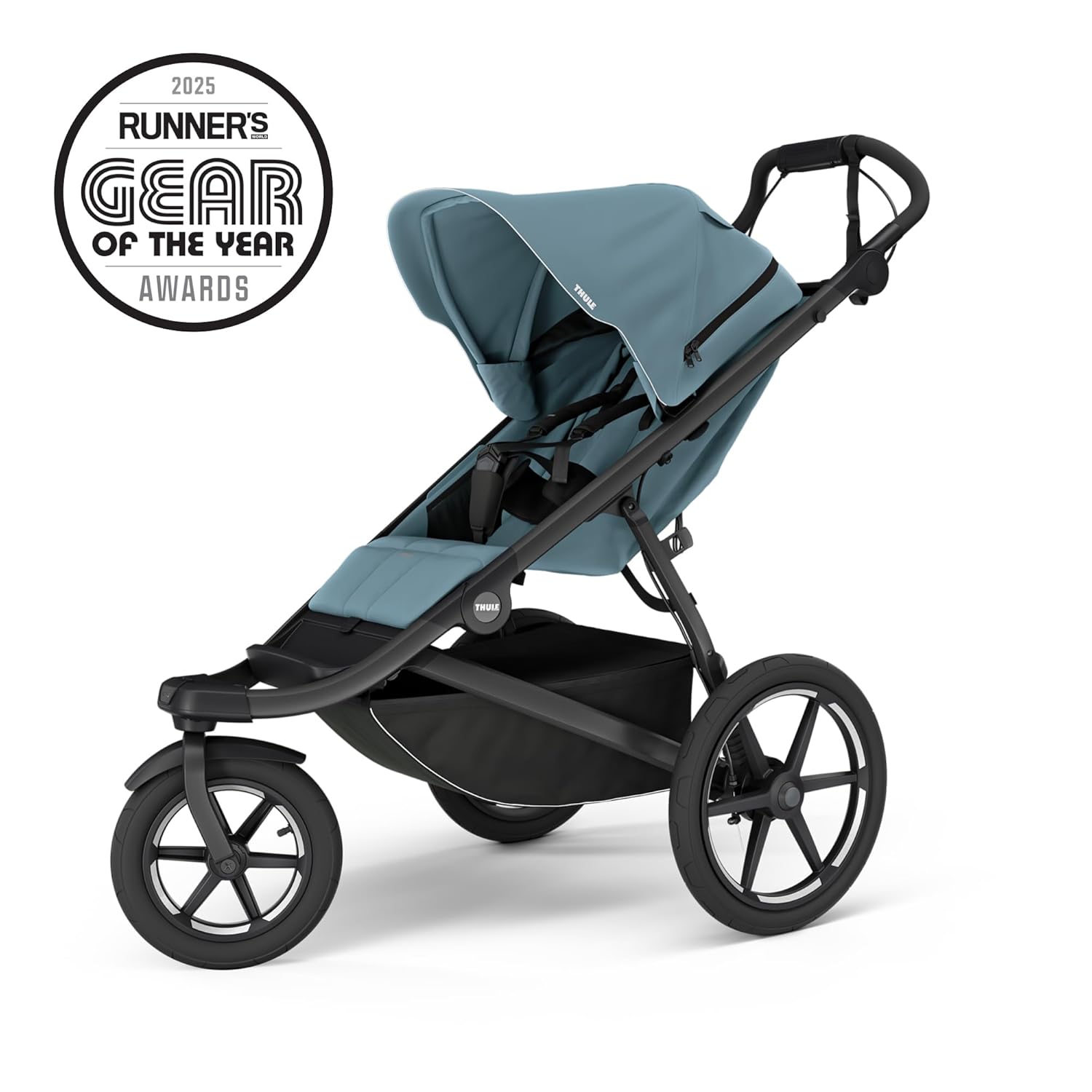 Jogging stroller – rugged all-terrain stroller for babies and toddlers, ideal for outdoor runs, walks, and active family outings