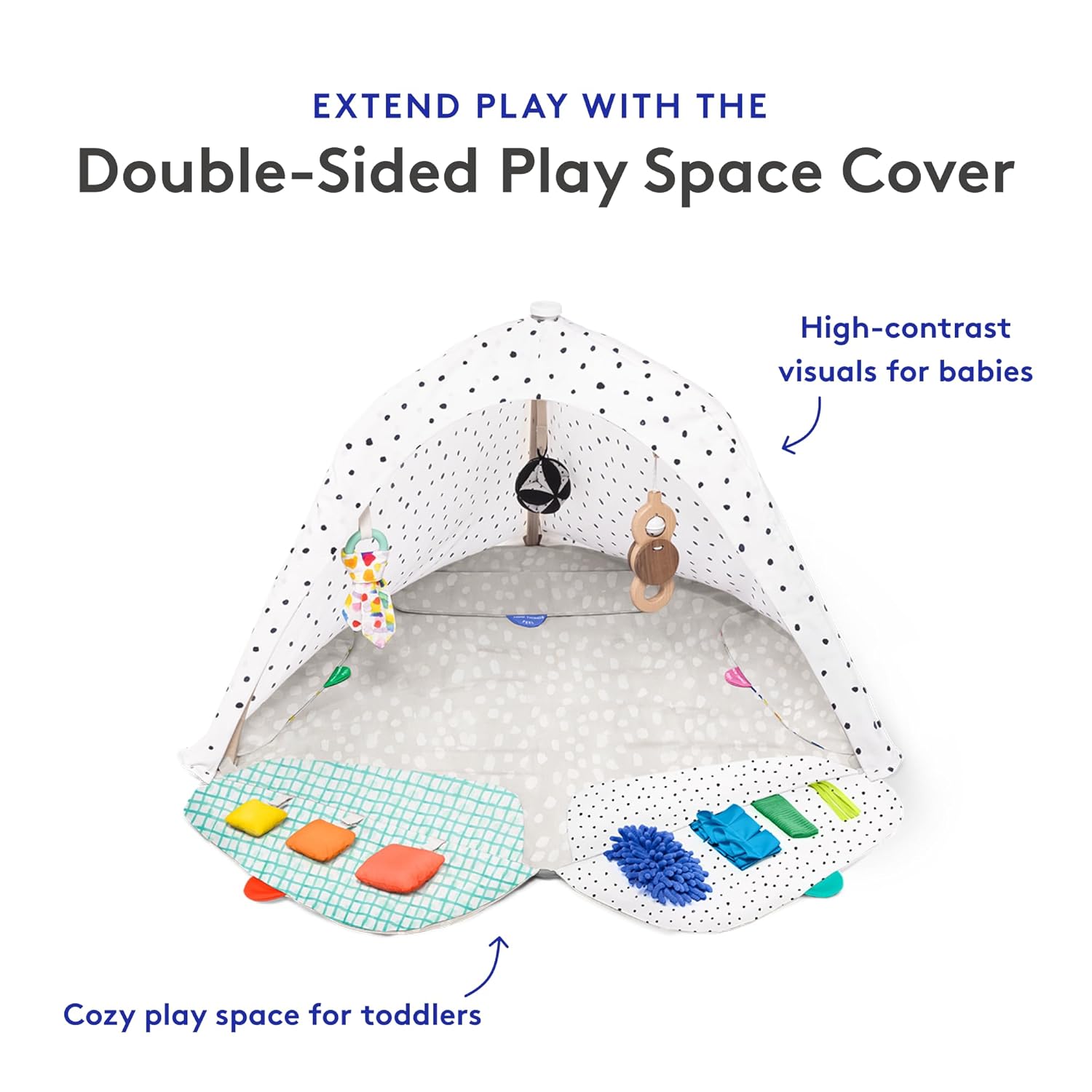 Image displaying text about the details of a Baby activity play set