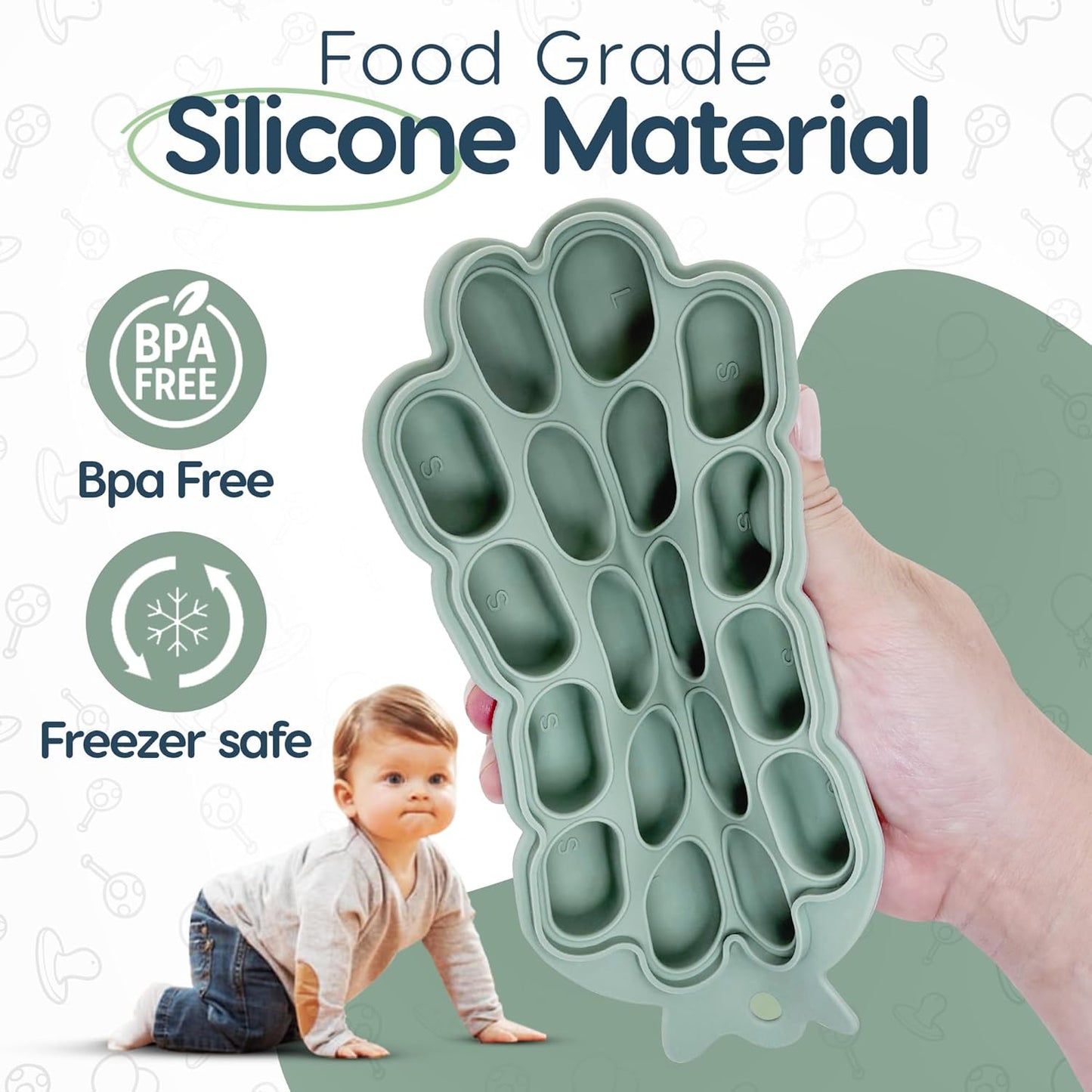 O’doe Baby Food Freezer Trays