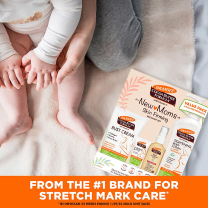 Image displaying text  about the details of a gift set for new moms
