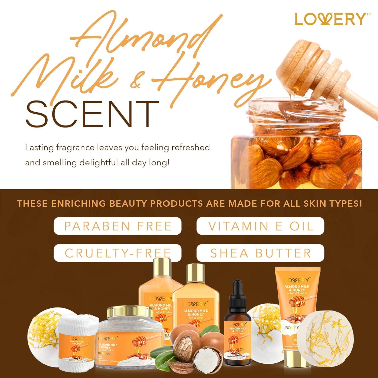 Image displaying text  about the details of a gift set for new moms