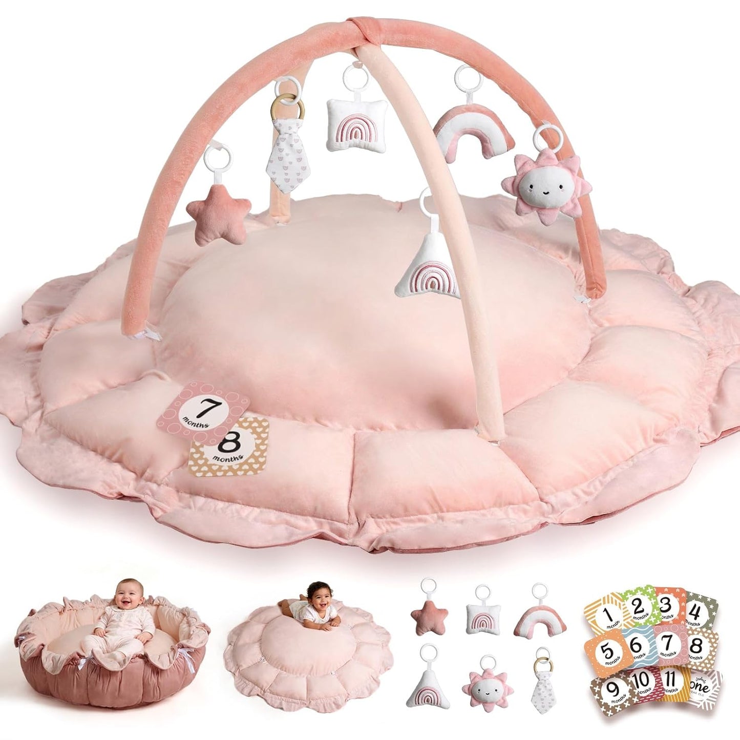 Baby activity play set - designed for interactive floor play, featuring soft materials and engaging elements for infants and young children.