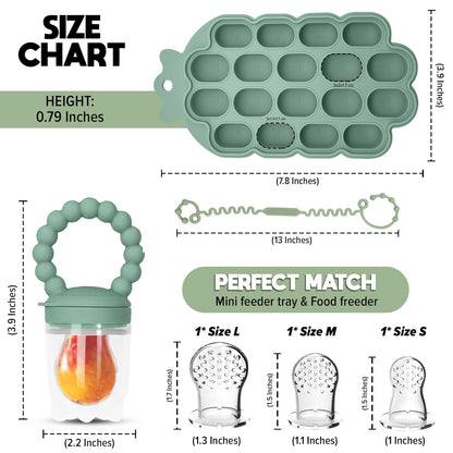 O’doe Silicone Baby Popsicle Feeder with Teether Nipples – Safe, BPA-Free