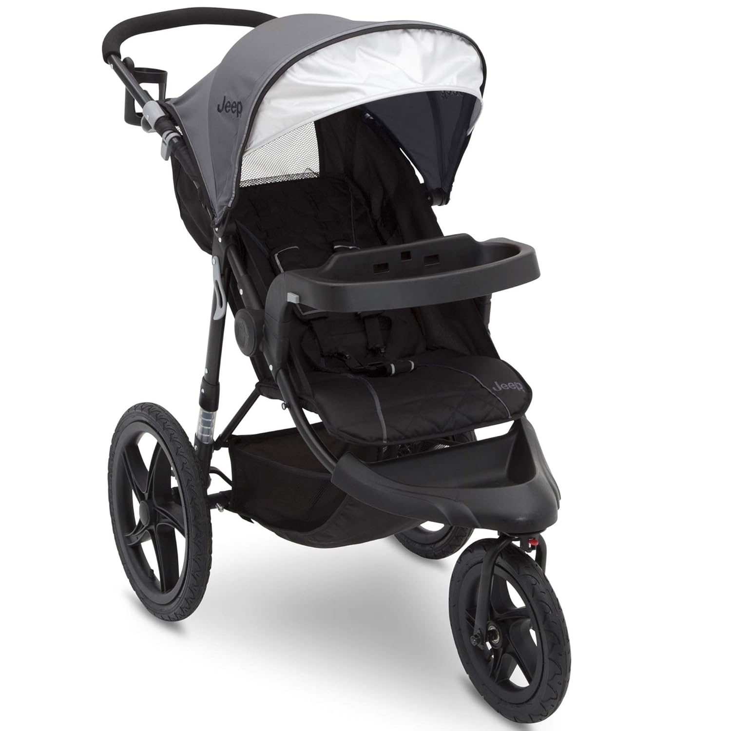 Jogging stroller – rugged all-terrain stroller for babies and toddlers, ideal for outdoor runs, walks, and active family outings
