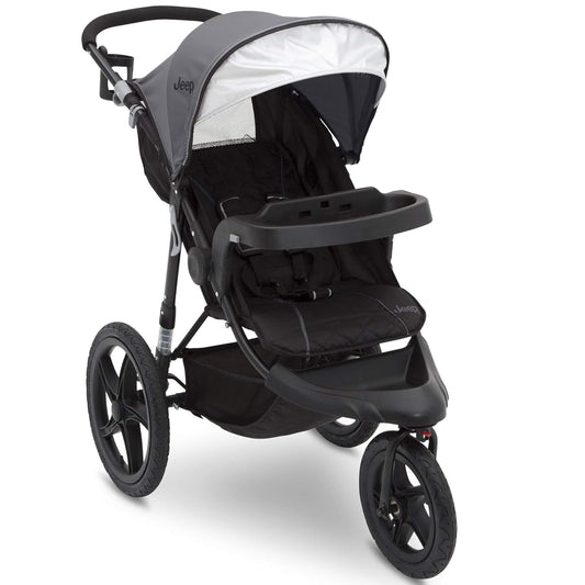 Jogging stroller – rugged all-terrain stroller for babies and toddlers, ideal for outdoor runs, walks, and active family outings