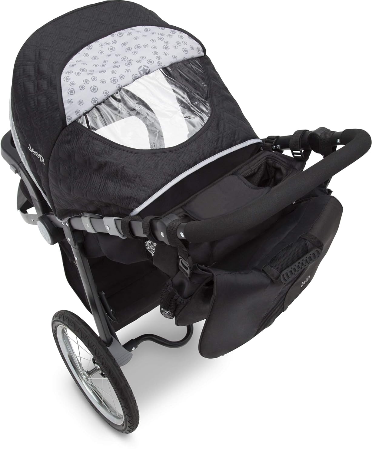 Jogging stroller – rugged all-terrain stroller for babies and toddlers, ideal for outdoor runs, walks, and active family outings