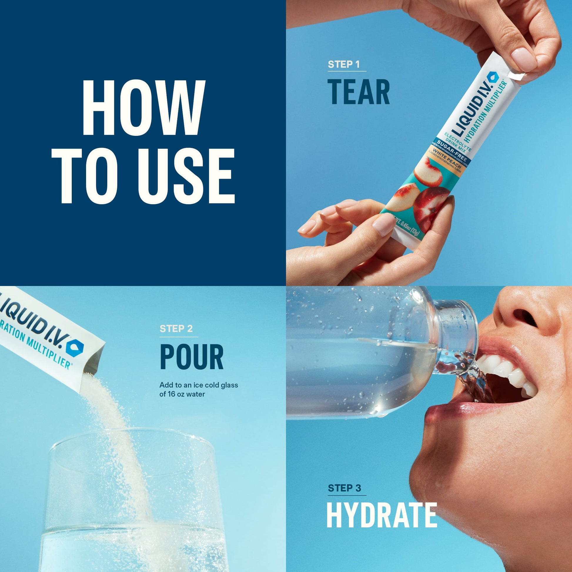 Image displaying text about the details of a Electrolyte drink mix