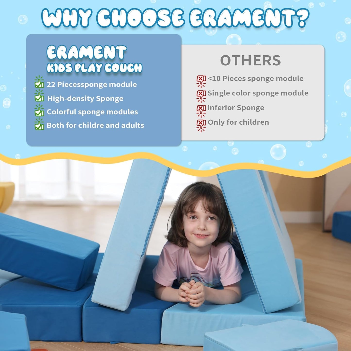 Image displaying kids playing with a soft modular play furniture