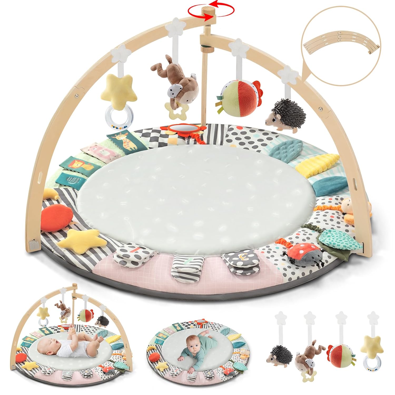 Baby activity play set - designed for interactive floor play, featuring soft materials and engaging elements for infants and young children.