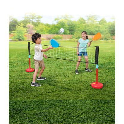 Colorful kids outdoor play equipment for active backyard fun and physical play for toddlers and young children.