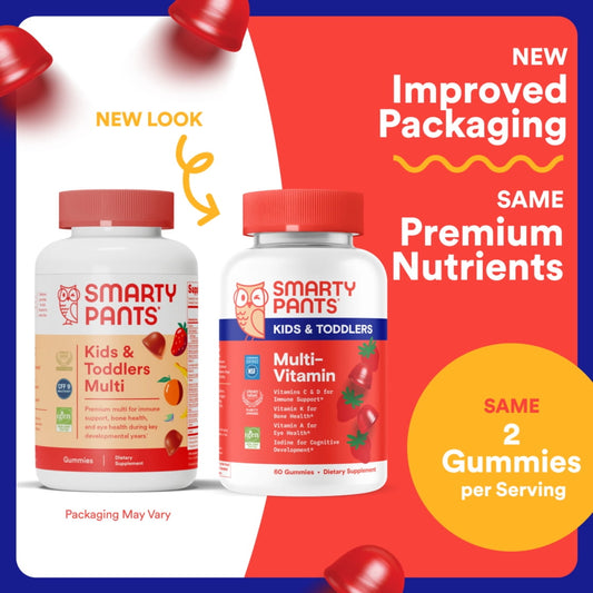 Image showing text about a Daily wellness supplement product for kids