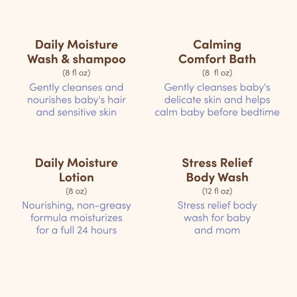 Image showing text about details of a Baby gift set