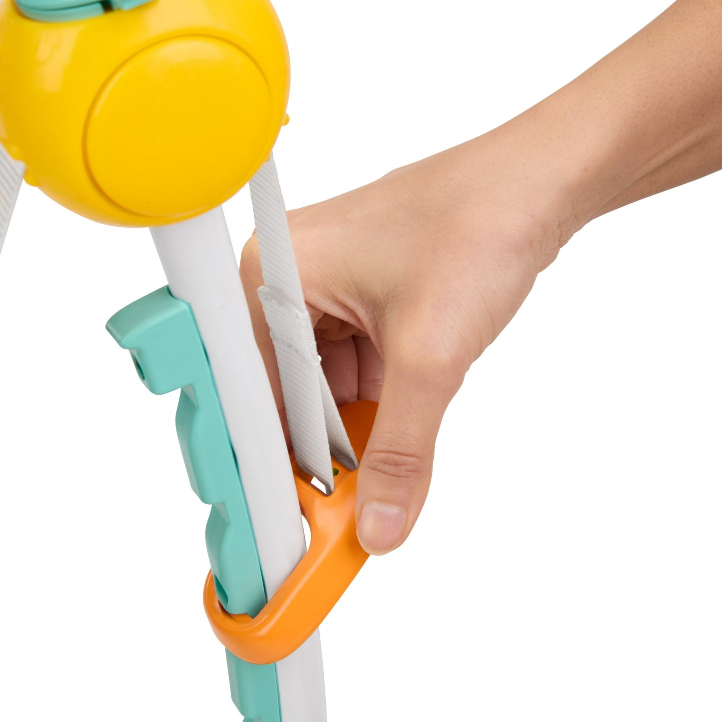 Image displaying a hand grabbing the activity jumper