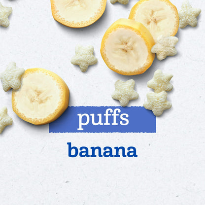 Gerber Stage 3 Baby Snacks, Banana Puffs, Puffed Grain Snack, Baby Led Feeding 1.48 oz